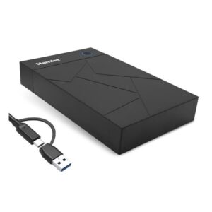 Box HDD 3.5" SATA Hamlet HXD3U6G-AC USB-C USB-A con Alimentatore