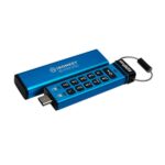 Chiavetta USB Kingston IronKey Keypad 200C 128GB USB-C 280MB/s