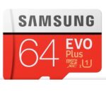 Memory Card Micro SD Samsung MB-MC64HA/EU 64GB Classe 10 100MB/s