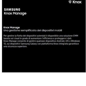 Licenza Software Samsung Knox Asset Intelligence 1 Anno