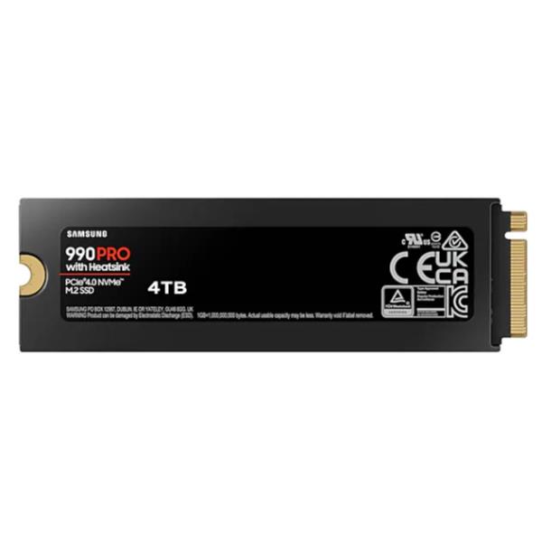SSD Interno Samsung 990 Pro 4TB M.2 NVMe 7450MB/s