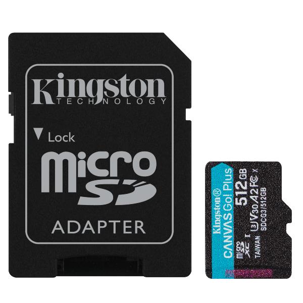Memory Card Micro SD Kingston SDCG3 512GB Classe 10 170MB/s