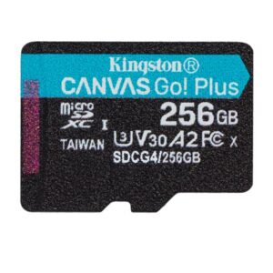 Memory Card Micro SD Kingston Canvas Go! Plus 256GB Classe 10 200MB/s