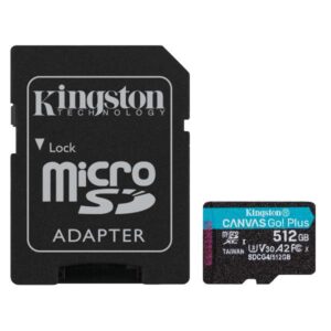 Memory Card Micro SD Kingston Canvas Go! Plus 512GB 200MB/s