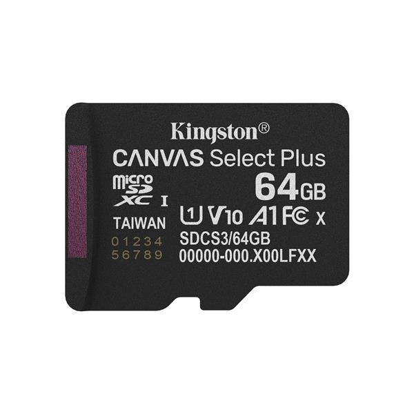 Memory Card Micro SD Kingston Canvas Select Plus Gen3 1TB Classe 10