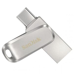 Chiavetta USB Sandisk Ultra Dual Drive Luxe 64GB USB-C 3.2 Argento