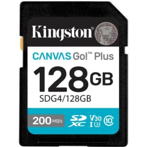 Memory Card SD Kingston Canvas Go! Plus 128GB Classe 10 200MB/s