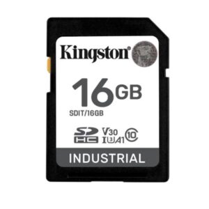 Memory Card SD Kingston 16GB Industrial C10 UHS-I U3 V30 A1