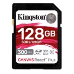 Micro SD Kingston Canvas React Plus 128GB UHS-II 300MB/s V90 4K