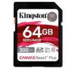 Micro SD Kingston 64GB Classe 10 Lettura 300MB/s