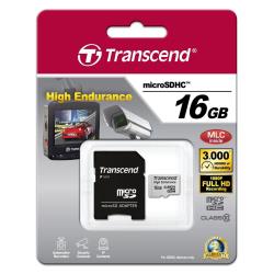 Memory Card Micro SD Transcend 16GB U1 Classe 10 con Adattatore