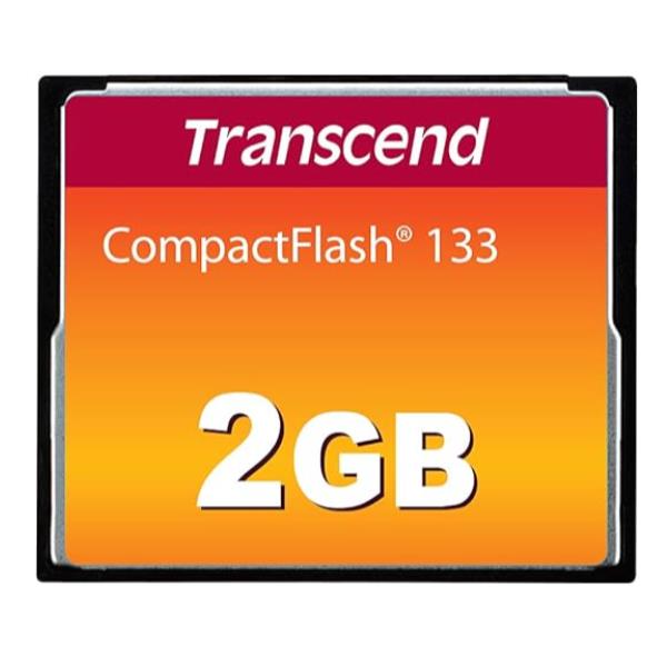 Memory Card Compact Flash Transcend TS2GCF133 2GB 13MB/s