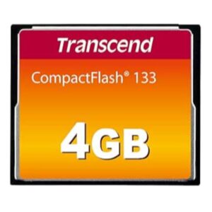 Memory Card Compact Flash Transcend TS4GCF133 4GB 20MB/s