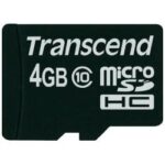 Memory Card Micro SD Transcend 4GB Classe 10