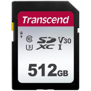 Memory Card SD Transcend 512GB Classe 10 100MB/s