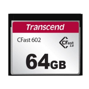 Memory Card CFast Transcend TS64GCFX602 64GB 500MB/s Lettura