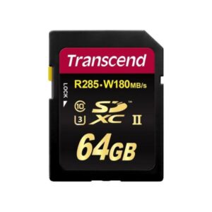 Memory Card SD Transcend 64GB Classe 10 285MB/s Lettura