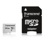 Memory Card Micro SD Transcend 64GB UHS-I U1 A1 con Adattatore