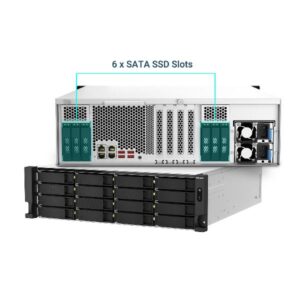 NAS Qnap TS-h2287XU-RP Rack 22 Bay 10GbE 64GB RAM