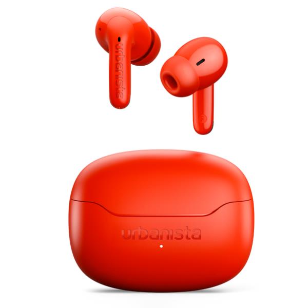 Cuffie Auricolari Urbanista Palermo Arancione Noise Canceling USB-C - immagine 5