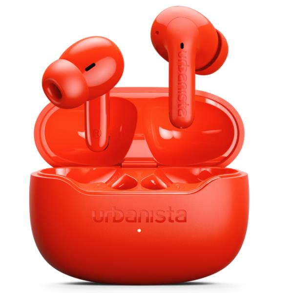 Cuffie Auricolari Urbanista Palermo Arancione Noise Canceling USB-C - immagine 6