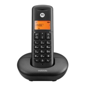 Telefono Cordless Motorola E201 Nero Vivavoce DECT