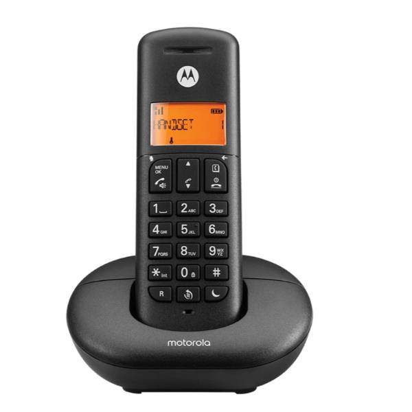 Telefono Cordless Motorola E201 Nero Vivavoce DECT - immagine 2