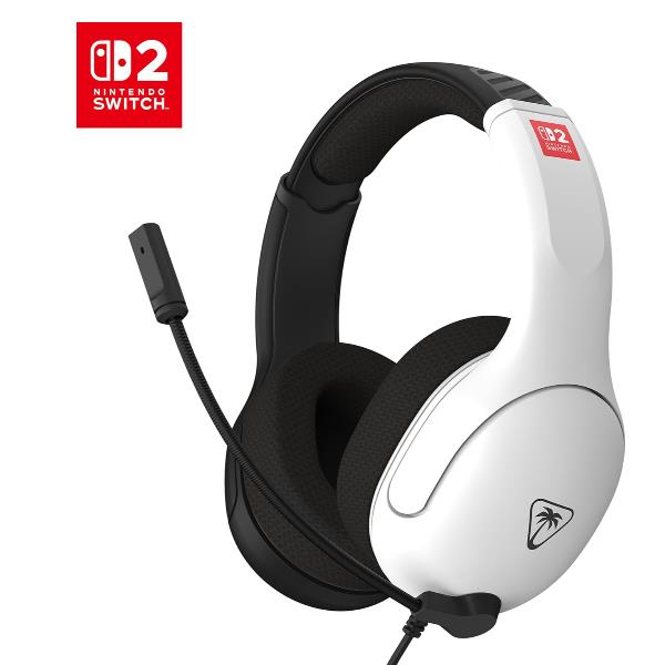 Cuffie Gaming Turtle Beach Airlite Fit NSW2 Nero Bianco con Microfono e Noise Canceling