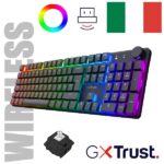 Tastiera Gaming Trust Torix GXT 868 Wireless Ricaricabile RGB Italiano