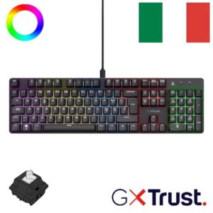 Tastiera Gaming Trust ZORA GXT 871 Meccanica Retroilluminata Italiano