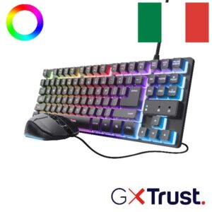 Tastiera Gaming Trust GXT 798 Kit 2 in 1 con Mouse Retroilluminato