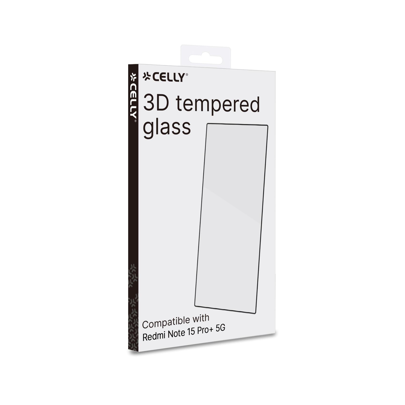 Proteggi Schermo Celly 3D Glass per Xiaomi Redmi Note 15 Pro+ 5G / Poco M8 Pro 5G - immagine 5