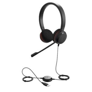 Cuffie Professionali Jabra Evolve 20 MS Stereo USB con Microfono e Noise Canceling