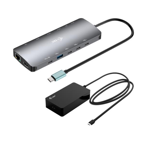 Docking Station I-Tec MTL NANO 4K 3 Monitor 2xHDMI USB-C PD 140W - immagine 2