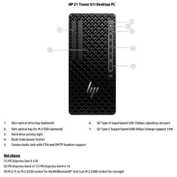 Workstation Desktop HP Z1 G1i Tower Intel Core Ultra 9 RTX A1000 32GB 1TB SSD - immagine 5