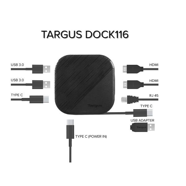 Docking Station Targus Universal DisplayLink USB-C Dual - immagine 5