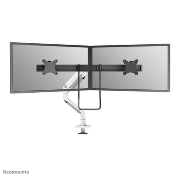 Staffa Monitor Neomounts DS75S-950WH2 per 2 Schermi fino a 32 Montaggio Scrivania - SKU: DS75S-950WH2 - Immagine 2