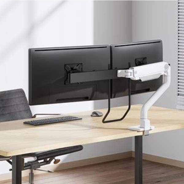Staffa Monitor Neomounts DS75S-950WH2 per 2 Schermi fino a 32 Montaggio Scrivania - SKU: DS75S-950WH2 - Immagine 12