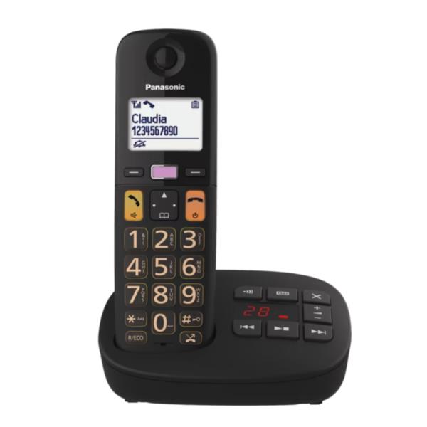 Telefono Cordless Panasonic TGU133 Tasti Grandi Segreteria Trio 3 Portatili - immagine 2