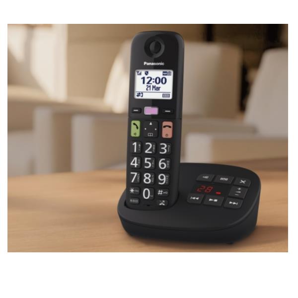 Telefono Cordless Panasonic TGU133 Tasti Grandi Segreteria Trio 3 Portatili - immagine 4