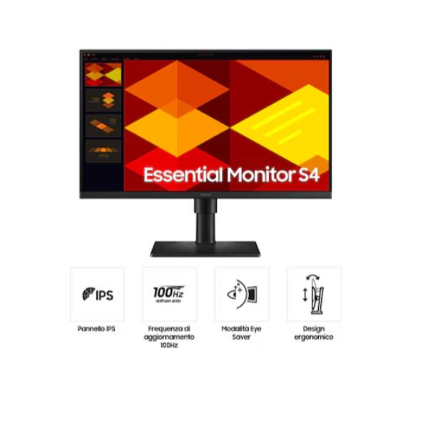 Monitor Samsung S27D408 27" IPS Full HD Pivot Altezza Regolabile - immagine 10