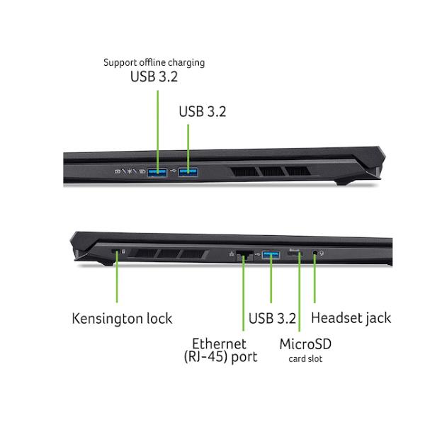 Notebook Gaming Acer Nitro V 16" Ryzen 7 RTX 5060 32GB 1TB SSD - immagine 6