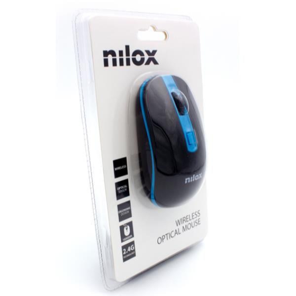 Mouse Wireless Nilox Tech 1600 DPI Nero - immagine 2