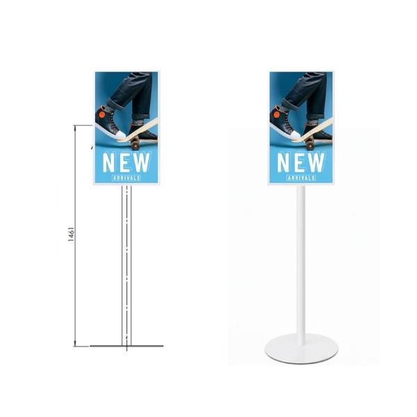 Staffa TV a Pavimento ITB Solution E-Paper Leggio Bianco per Schermi fino a 32 - SKU: OM17195 - Immagine 2