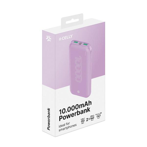 Power Bank Celly PBE10000C 10000 mAh USB-C 10W - immagine 3