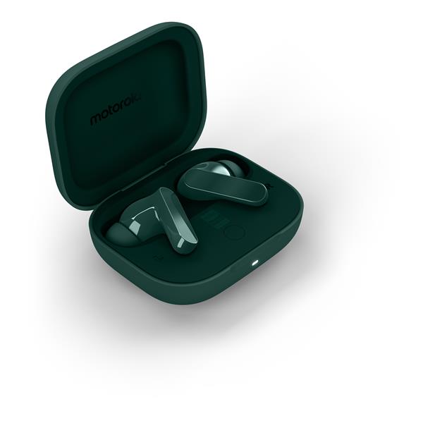 Auricolari Wireless Motorola Moto Buds Bass Posy Green con Noise Canceling - immagine 6