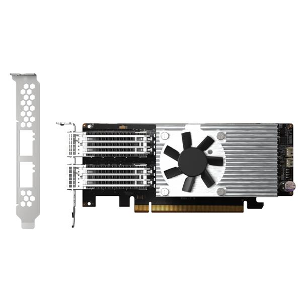 Scheda di Rete Qnap QXG-100G2SF-E810 Dual-Port 100GbE QSFP28 - immagine 2