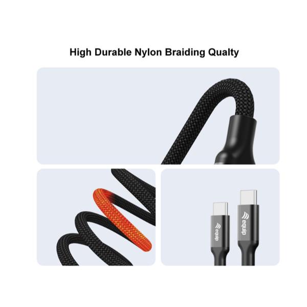 Cavo USB-C Y-Charging Equip 1.5m PD per Ricarica e Dati - immagine 4