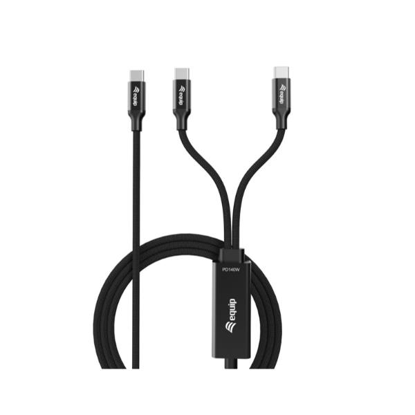 Cavo USB-C Y-Charging Equip 1.5m PD per Ricarica e Dati - immagine 5
