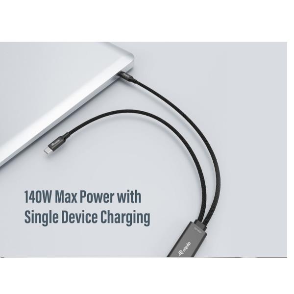 Cavo USB-C Y-Charging Equip 1.5m PD per Ricarica e Dati - immagine 9